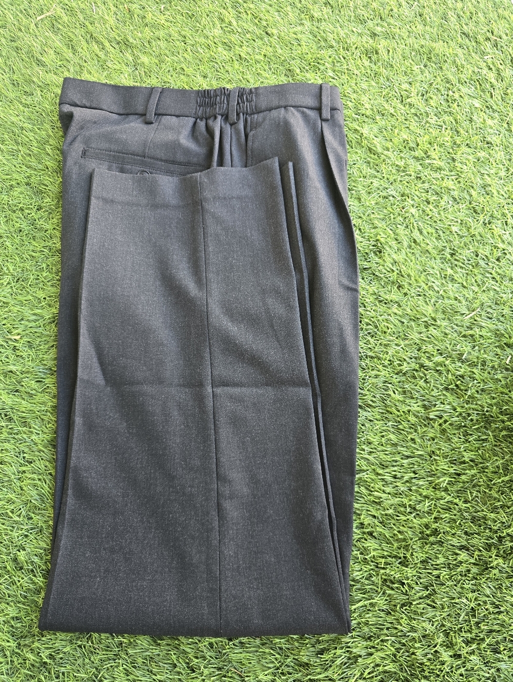 Tommy Hilfiger Mens Dress Pants 32x30 Charcoal Wrinkle Free Career NWT $95 - Picture 5 of 7